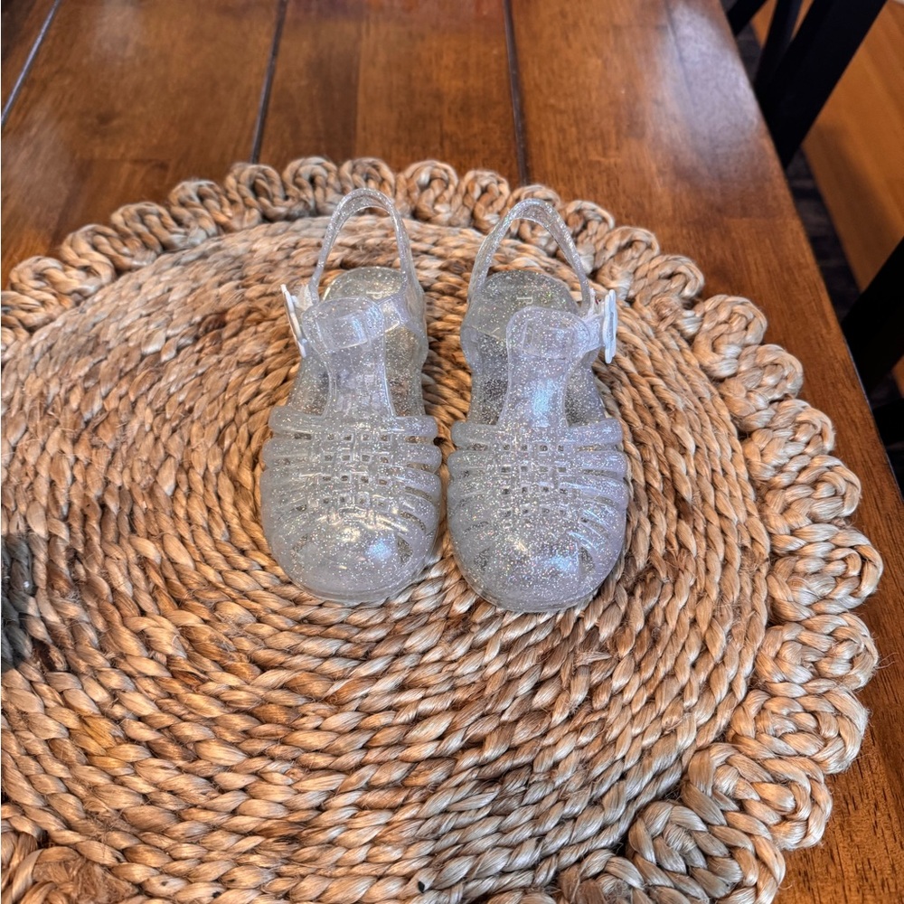The Children's Place Silver Glitter Sandals